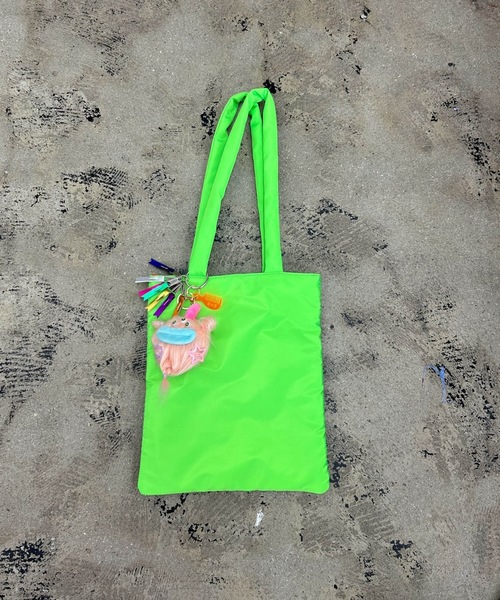 COMMON WARE トートバッグ EM:cheek neon monster tote