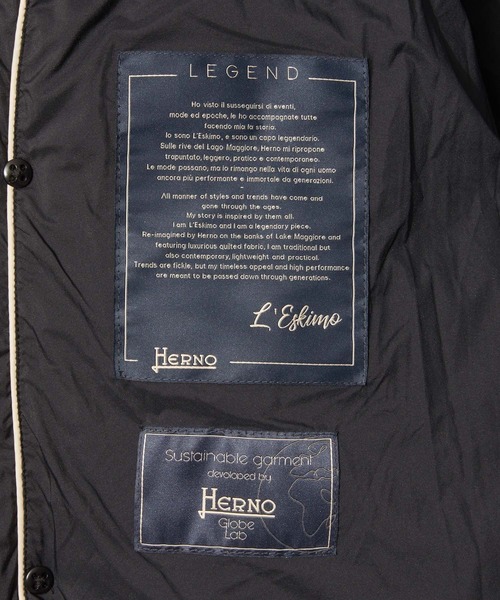 ダウンジャケット ダウン HERNO L'Eskimo JACKET ヘルノ レスキモー ダウンジャケット メンズの画像