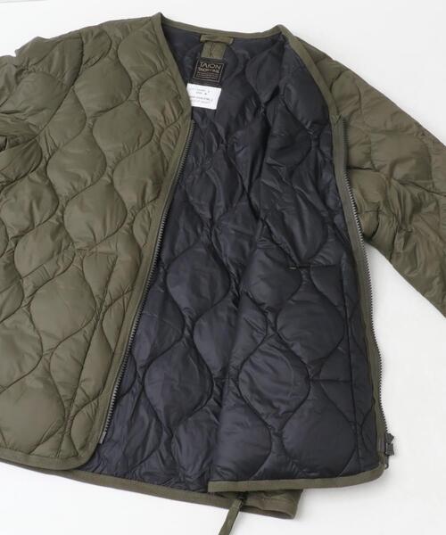 TAION（タイオン） ダウンジャケット ダウン TAION MILITARY Wzip V