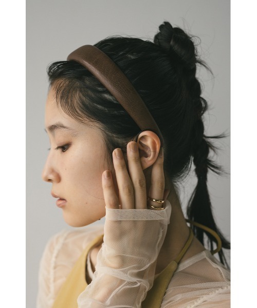 STYLEMIXER（スタイルミキサー） カチューシャ フェイクレザー