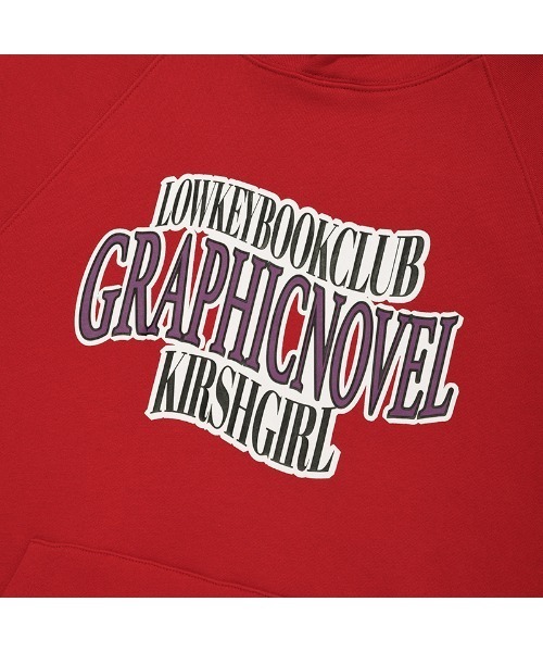パーカー KIRSH LOWKEY BOOK CLUB LETTERING RAGLAN HOODIE
