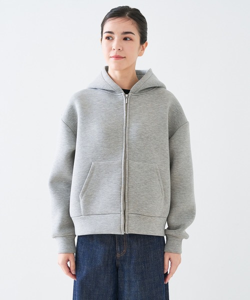 collex（コレックス） パーカー ダンボールジップパーカー レディース