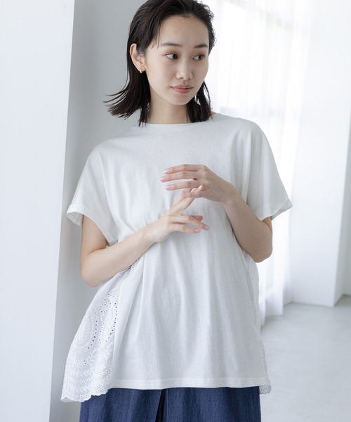 「niko and...」 半袖チュニック LARGE ピンク レディース