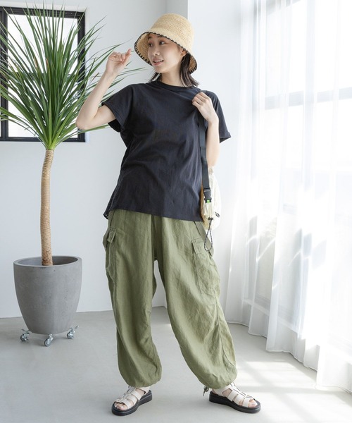「niko and...」 半袖チュニック LARGE ピンク レディース