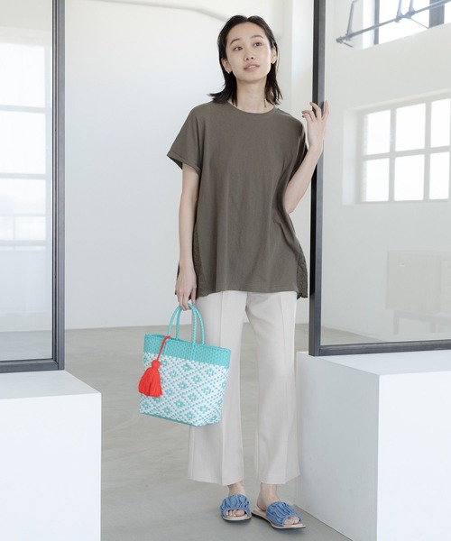 「niko and...」 半袖チュニック LARGE ピンク レディース