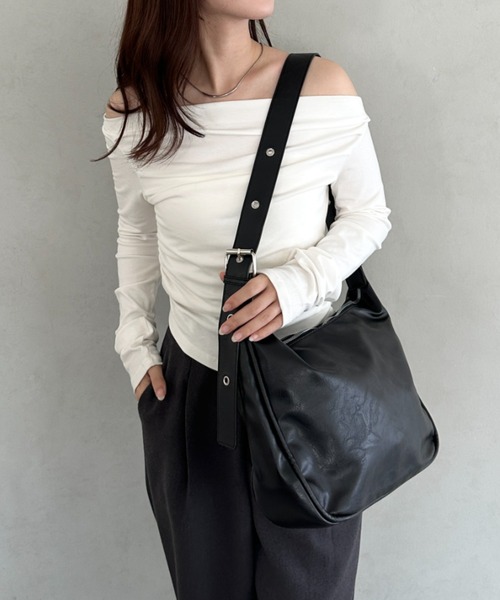 CLEA ショルダーバッグ バッグ ベルトヴィンテージライクショルダー