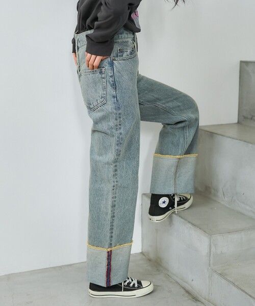 専用です⭐️ロールアップデニム FREAK'S STORE（フリークスストア） ジーンズ デニム デニムパンツ