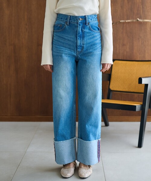 FREAK'S STORE ジーンズ デニム デニムパンツ ロールアップ