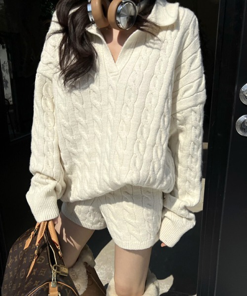 WEGO（ウィゴー） ニット セーター WEGO/もちもちハイゲージニット