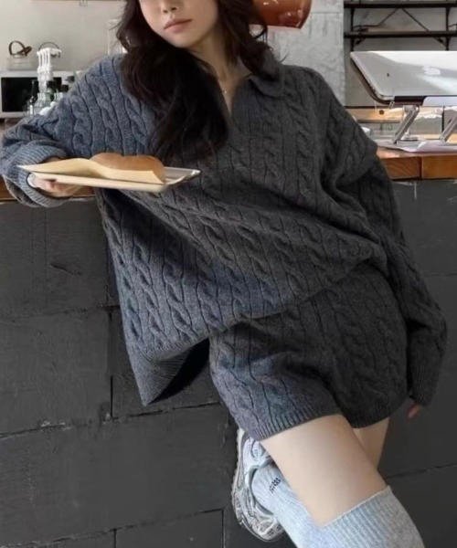 WEGO（ウィゴー） ニット セーター WEGO/もちもちハイゲージニット