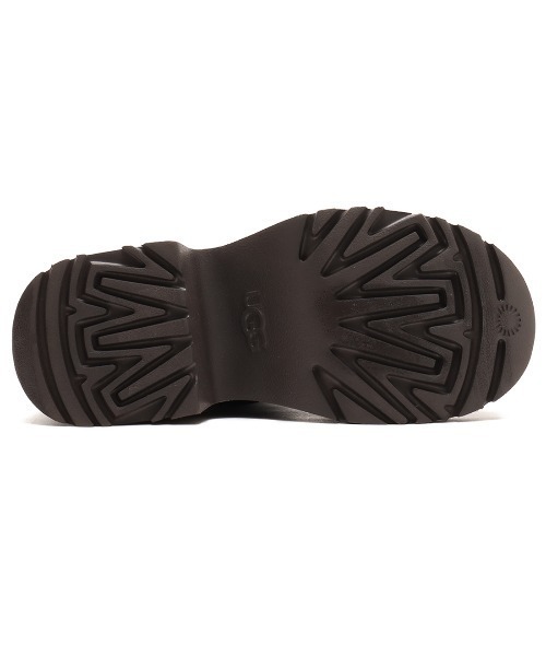 新品未使用ugg黒皮革フラットシューズ24cm UGG Australia（アグオーストラリア） 「UGG」 シューズ 24.0cm