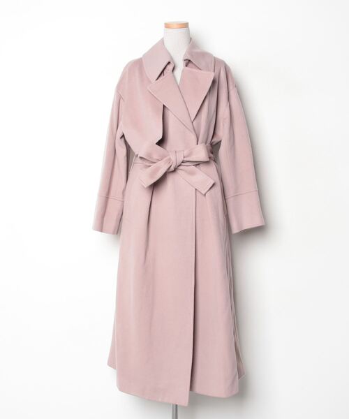 NOBLE（ノーブル） チェスターコート 38 ピンク レディース : ZOZOTOWN
