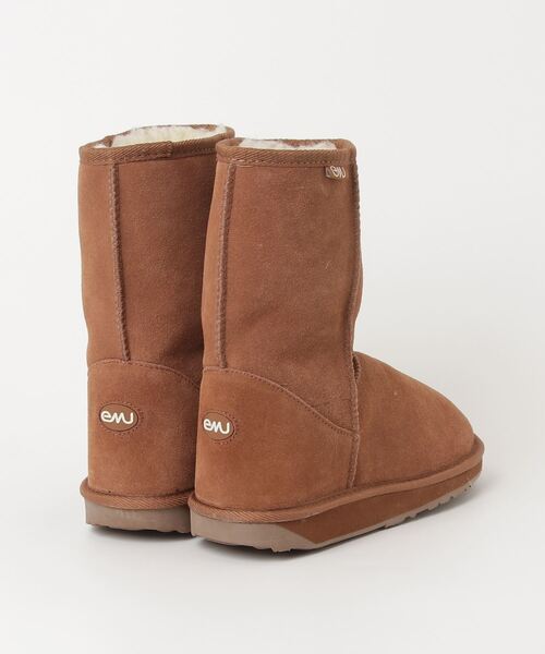 「EMU Australia」 ムートンブーツ 24cm ブラウン レディース_画像2