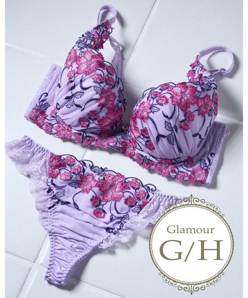 Due Perle（ドゥペルル） ブラジャー ショーツセット GカップHカップ