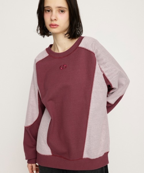 トレーナー スウェット REVERSE SEAM SW TOPS リバース シーム スウェット トップス トレーナー プルオーバー レディース