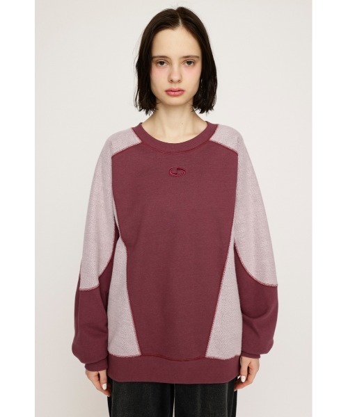 レレ様 　スウェットのみ セール】Mixed Set-up Sweatshirt（スウェット）｜LEATHERY