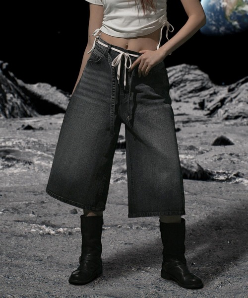 Nebula Fusion ジーンズ 13oz denim double drawst baggy calf