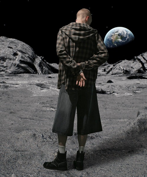Nebula Fusion ジーンズ 13oz denim double drawst baggy calf