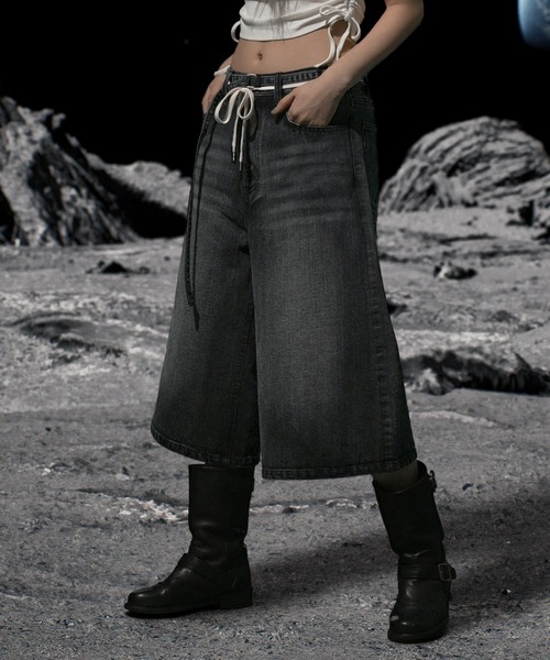 Nebula Fusion ジーンズ 13oz denim double drawst baggy calf