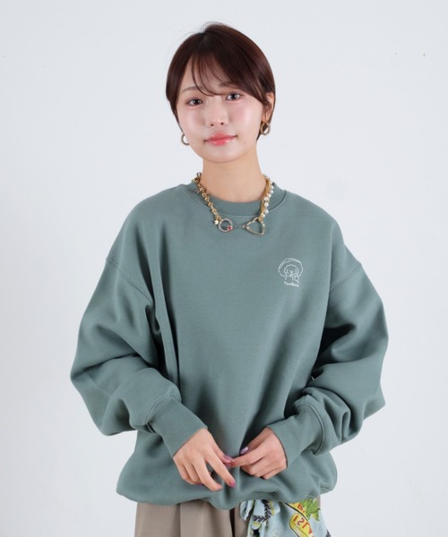 トレーナー/スウェット THE NEWHOUSE tomboy sweat shirt AT HEART | THE NEWHOUSE（ザ ニューハウス）