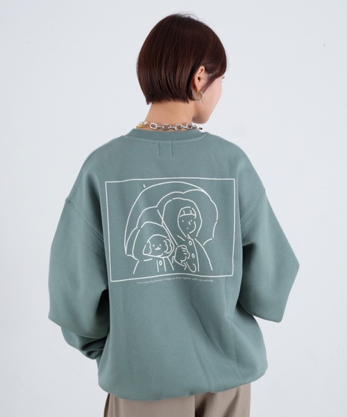 tombonia（トムボニア） トレーナー スウェット Rainy day Sweat shirt