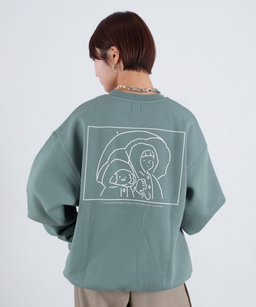 tombonia（トムボニア） トレーナー スウェット Rainy day Sweat shirt