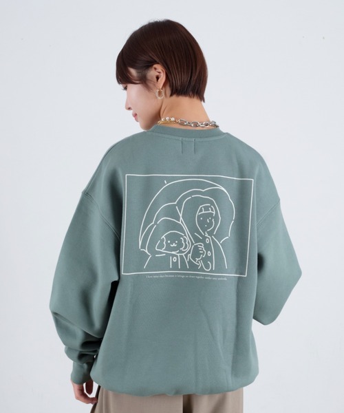 tombonia（トムボニア） トレーナー スウェット Rainy day Sweat shirt