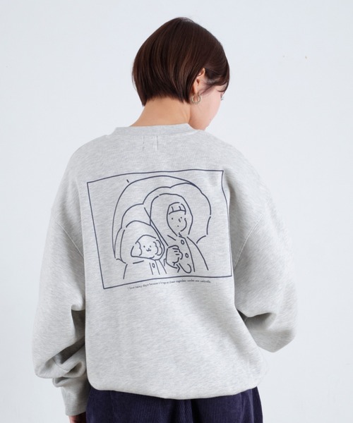 CLAIR DE LUNE トレーナー　スウェット tombonia（トムボニア） トレーナー スウェット Rainy day Sweat shirt