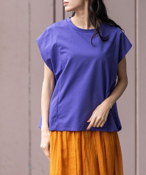 tシャツ バックバルーントップス レディース