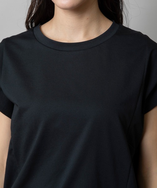 HALPERN 売れ筋商品|||ハルパーン Tシャツ トップス レディース Tops Black HALHAM oversize girls print T-shirt/オーバーサイズ ガールズ