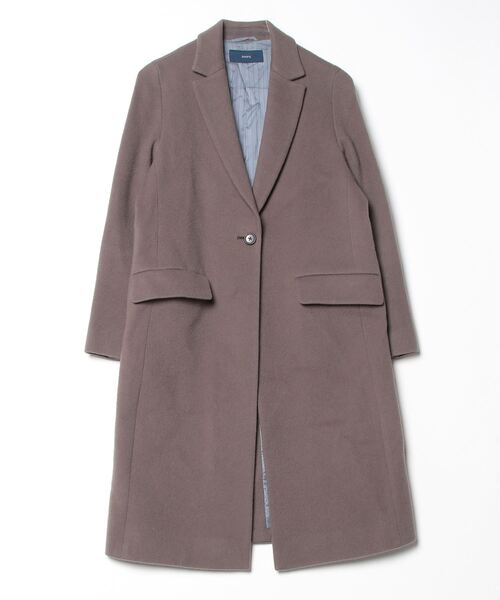 SHIPS（シップス） チェスターコート 36 グレー レディース : ZOZOTOWN