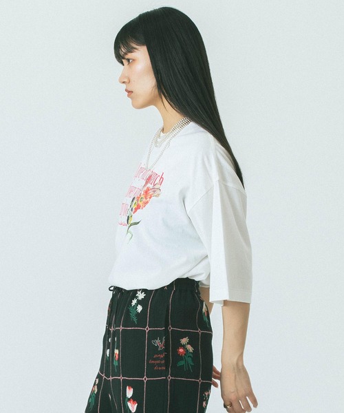 ROSE BUD tシャツ (mag.by c)LOGO BIG-TEE レディース