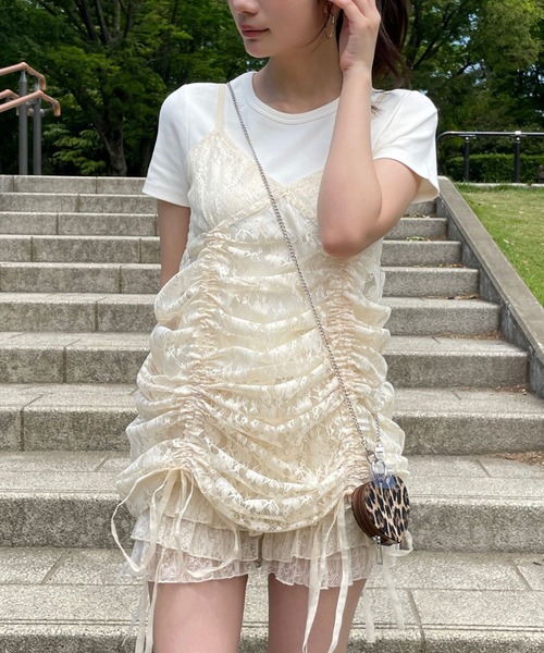 forever21 レースワンピース FOREVER21 ワンピース レースキャミワンピース : ZOZOTOWN Yahoo