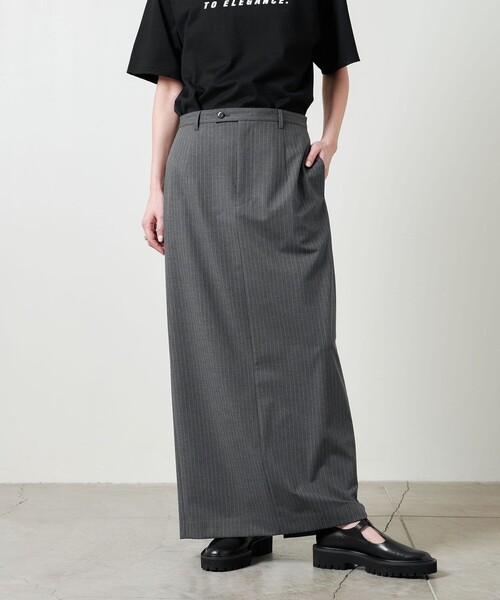 ユナイテッドアローズ　ストライプ　スカート UNITED ARROWS - ユナイテッドアローズ ストライプ スカート
