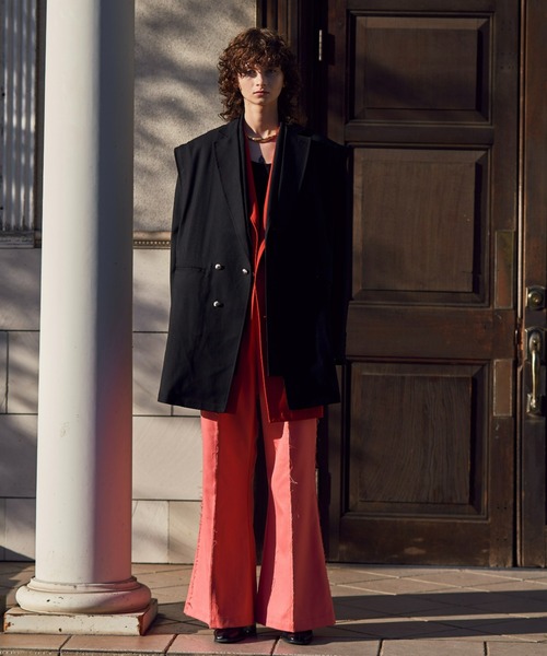 red black flare pants lame bootscut red black flare pants lame bootscut