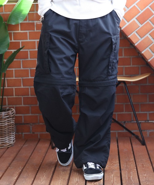 8 ワイドパンツ カーゴパンツ デタッチャブル ヘリクルーパンツ