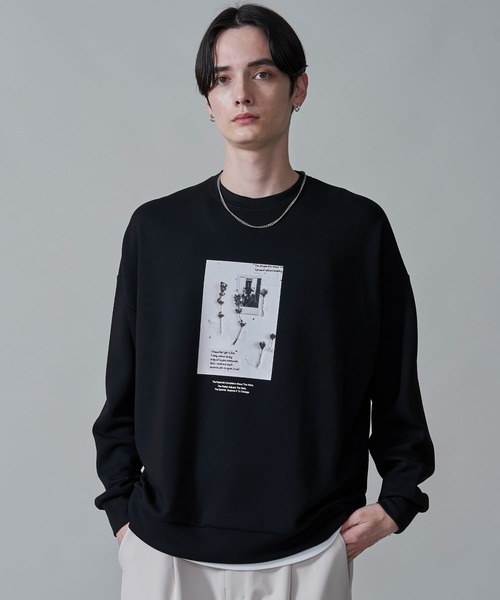 BOOWY スウェット　長袖　レア BROWNY トレーナー スウェット BROWNY/アクセ付きフォトグラフィック