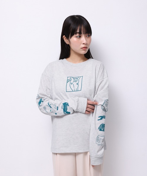 tシャツ HORSE” norahi 天竺ロンT レディース メンズ tシャツ HORSE” norahi 天竺ロンT レディース メンズ : ZOZOTOWN