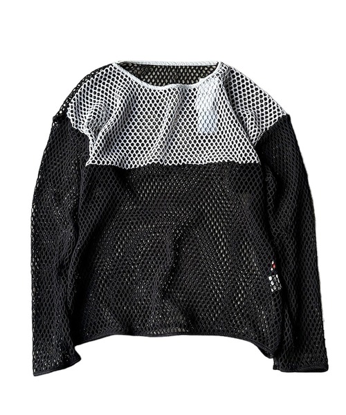 専用ブラックミーンズ　Blackmeans メッシュカットソー　グレーカーキ　5 専用ブラックミーンズ Blackmeans メッシュカットソー グレー