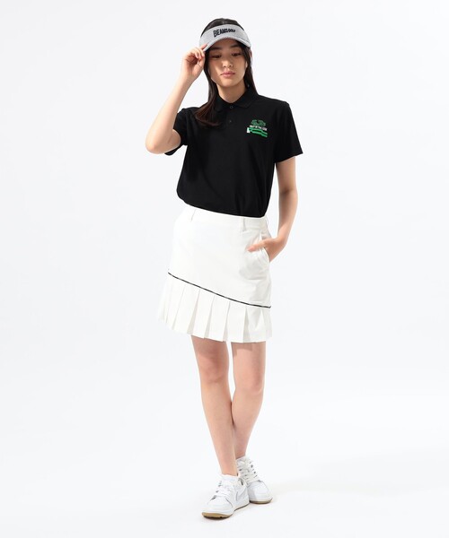 BEAMS GOLF スカート ORANGE LABEL / ロゴライン プリーツ
