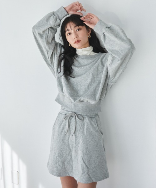 セットアップ スウェットミニスカートセットアップ レディース
