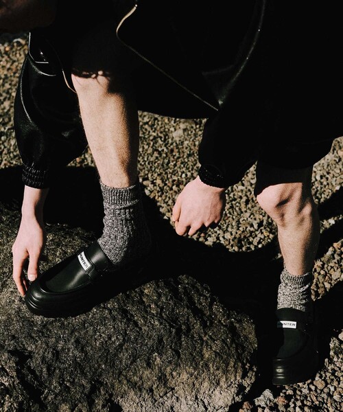【HUNTER for ADAM ET ROPE'】別注 LOAFER MULE HUNTER ローファー 「HUNTER for ADAM ET ROPE'」別注 LOAFER