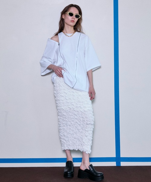 MAISON SPECIAL スカート Shirring Skirt/シャーリングスカート