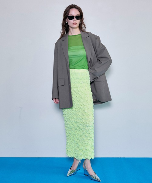 MAISON SPECIAL スカート Shirring Skirt/シャーリングスカート