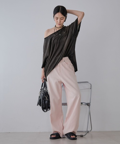 JEANASIS ジーンズ デニム デニムパンツ リラックスルーズカラー