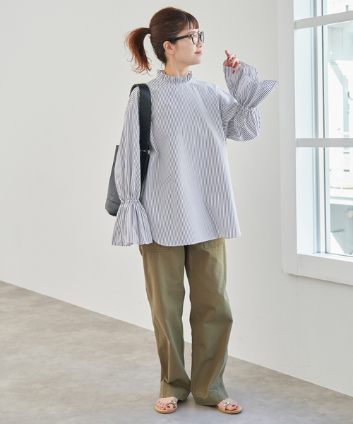 「Spick & Span」 長袖ブラウス FREE ホワイト レディース Spick＆Span 「Spick & Span」 長袖ブラウス FREE ホワイト