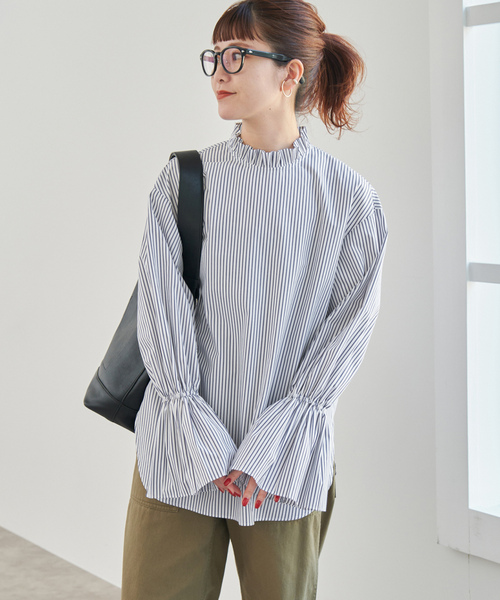 「Spick & Span」 長袖ブラウス FREE ホワイト レディース Spick＆Span 「Spick & Span」 長袖ブラウス FREE ホワイト