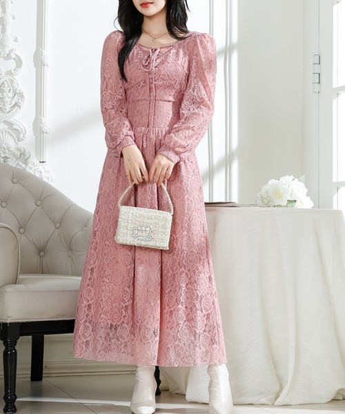 Lace Ladies（レースレディース） ワンピース 総レース ウエスト