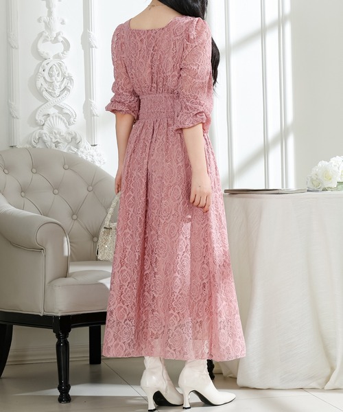 Lace Ladies（レースレディース） ワンピース 総レース ウエスト