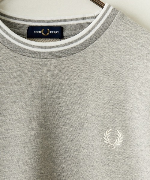 FRED PERRY 「FRED PERRY」 スウェットカットソー M ネイビー